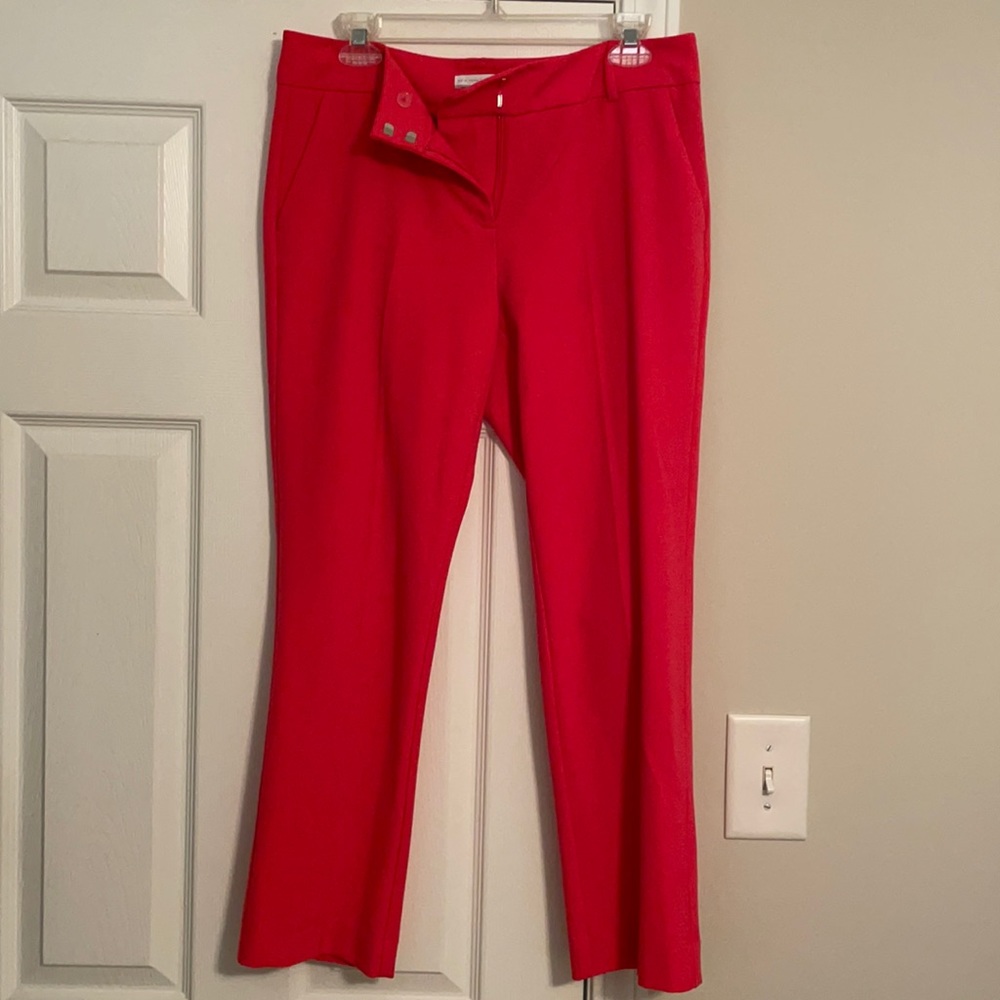 Deep Coral Pink Capris Worn Sparingly